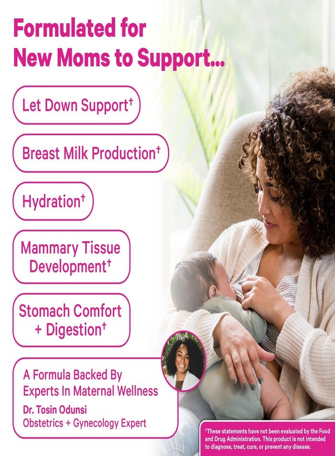 Pink Stork Organic Lactation Tea – Fenugreek, Fennel, Milk Thistle + More – Support for Breastfeeding, Pumping, Hydration, Milk Flow – Smooth Vanilla – 15 Sachets, Caffeine-Free - Image 3